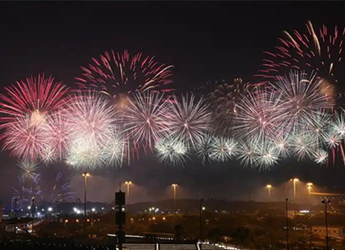 丰顺县焰火晚会